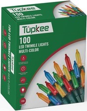 Christmas LED Random Twinkle Lights - 100 LED Multi-Color Bulbs - 16 of 100...