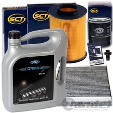 FILTERSET+OE FORD 5W30 ÖL passend für FORD FOCUS II 1.8+2.0 CNG+LPG AB 04.2007