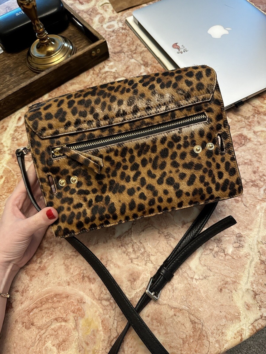 A.L.C. LEOPARD CHEETAH PRINT Pony Hair SHOULDER CROSS BODY A.L.C. LEOPARD CHEETAH PRINT Pony Hair SHOULDER CROSS BODY