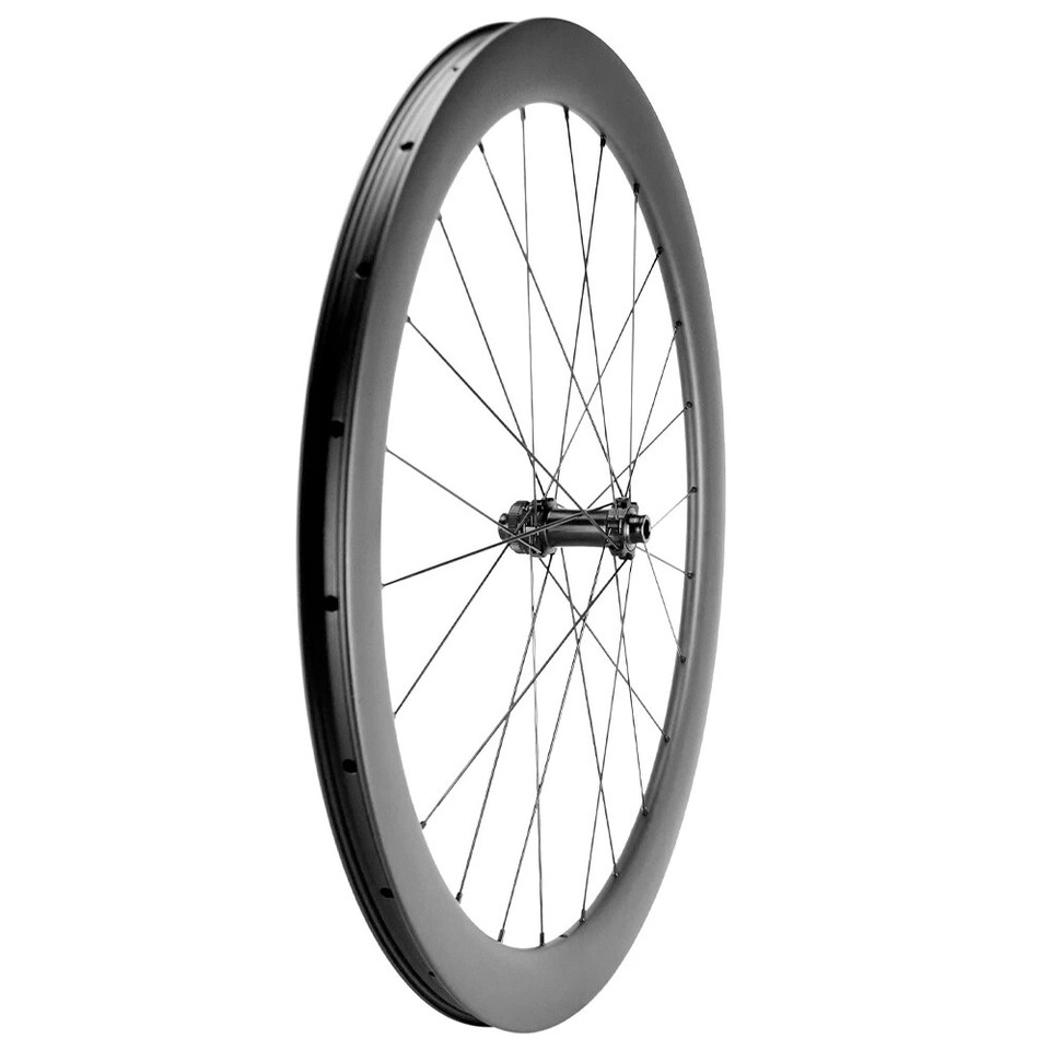 Road Bike Carbon Fiber Wheelset 700C Disc Brake Tubeless Bicycle Wheel