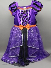Halloween Disney Minnie Mouse Purple Witch Dress Up Costume Size 11-12 NWT