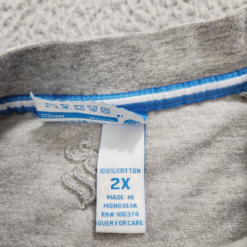 Vintage Rocawear Hemd Herren 2X grau Spruch Logo Hip Hop Skater Y2K *lesen* - Bild 7 von 16