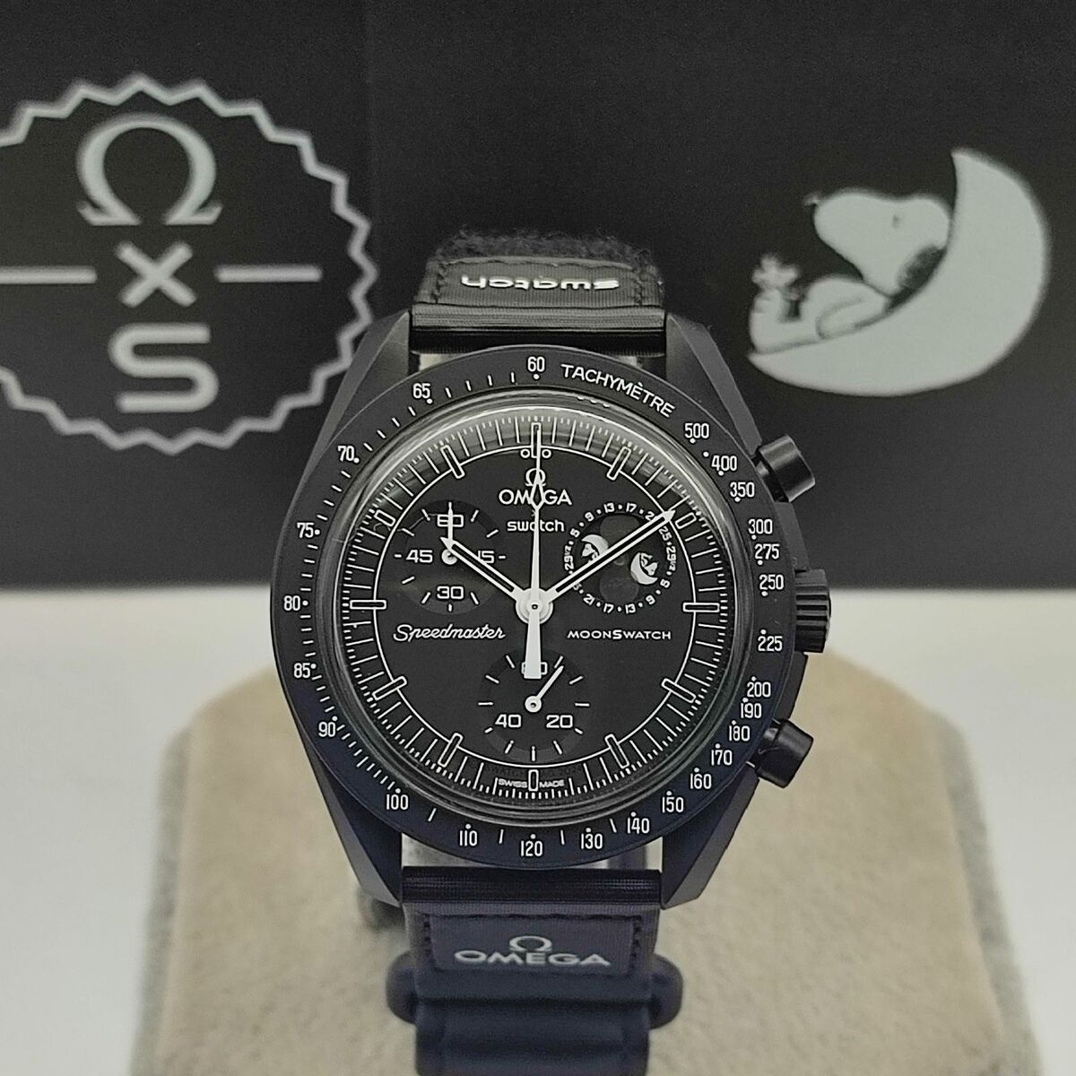 Omega Swatch Snoopy Moonswatch Mission to the Moonphase New Moon | eBay Omega Swatch Snoopy Moonswatch Mission to the Moonphase New Moon | eBay