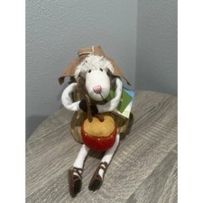NWT Dayspring Really Woolly Zeb Eli Sheep Plush Stuffed Animals Christmas Lamb D