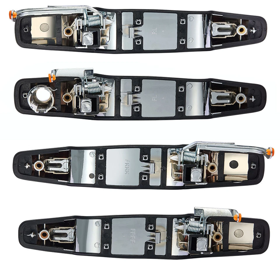 4X Exterior Door Handle Front Rear Left Right For 2007-2013 Chevrolet Avalanche Foto 4 de 4