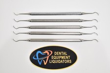 Hu-Friedy Dental Curettes SET of 5  SC 13/14 Columbia w/Octagon Handles