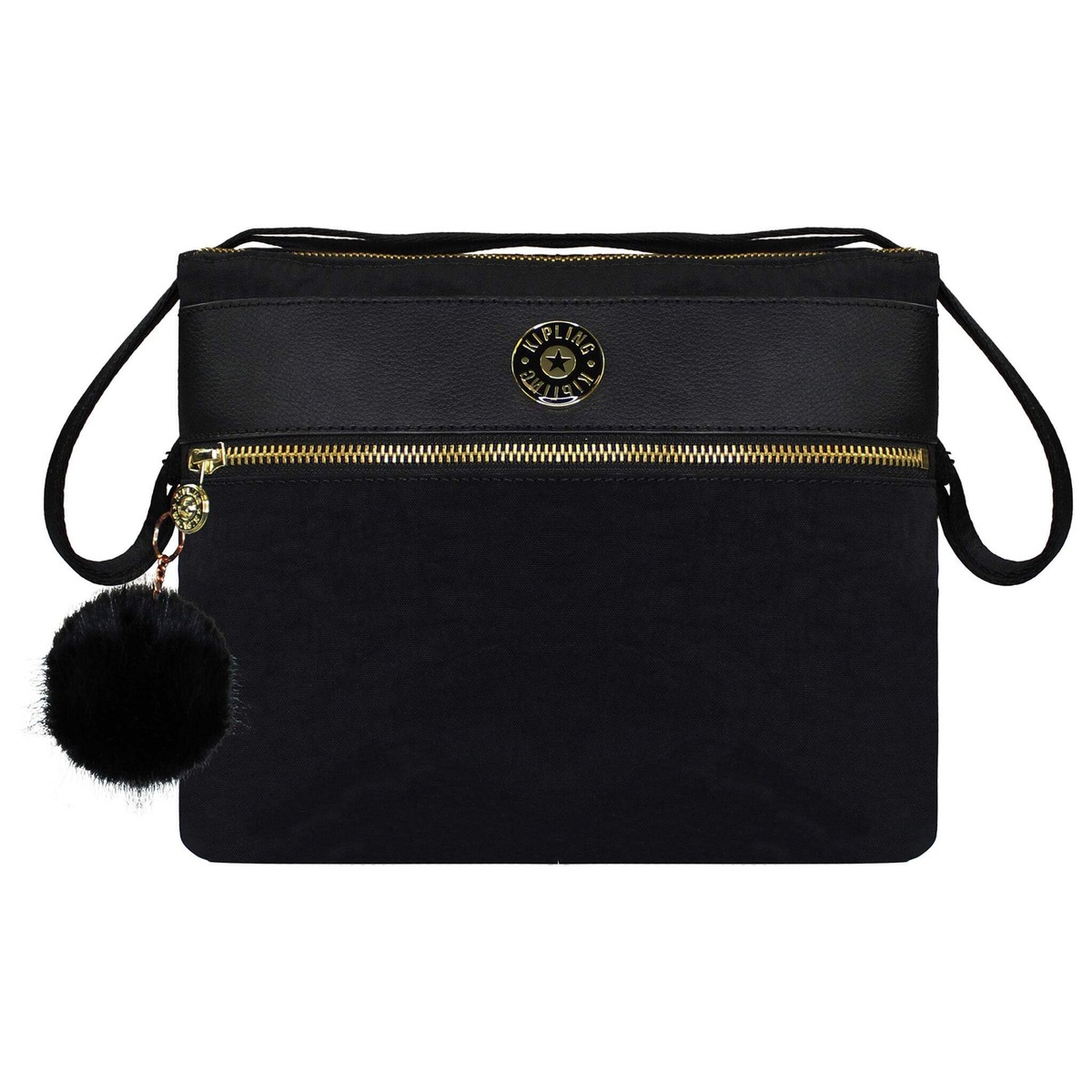 Kipling Ambrosia Adjustable Straps Womens Black Medium Crossbody Bag  KPKI01010DE | eBay UK