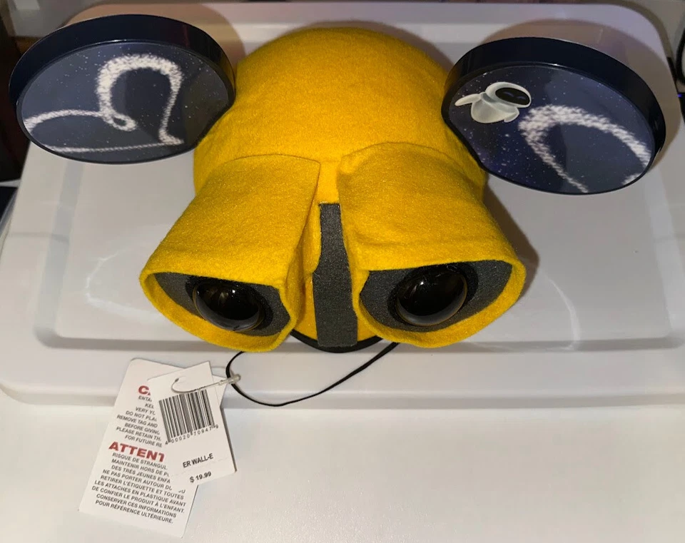 EXTREMADAMENTE RARO Disney WALL-E Orejas de Mickey Mouse Sombrero Adulto - Nuevo con Etiquetas Foto 3 de 4