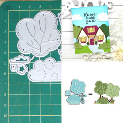 Small Trees Metal Cutting Dies Scrapbooking Blade Punch Embossing Stencils Mould
