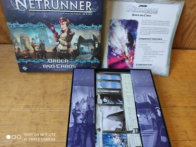 Android Netrunner Lcg Expansion:  Order and Chaos English complete!
