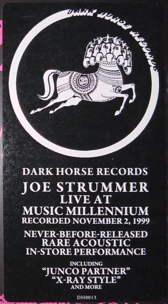 Joe Strummer – Live At Music Millennium (New Sealed RSD Vinyl LP) CLASH 209 - Image 3 of 4