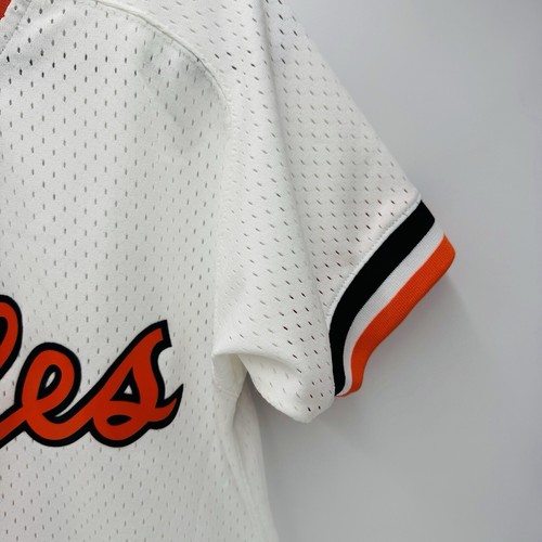Mitchell & Ness 1985 Baltimore Orioles Cal Ripken Jr. BP Jersey Sz S 36 # 8 - Picture 6 of 11