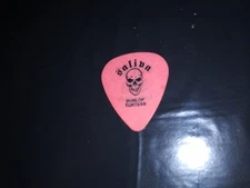 SALIVA Skull Logo Chris D'Abaldo 333 2003 Concert System Tour Red GUITAR PICK