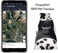Waterproof Collar Mount Tracker Realtime GPS GSM Puppy Tracking Device Size:L