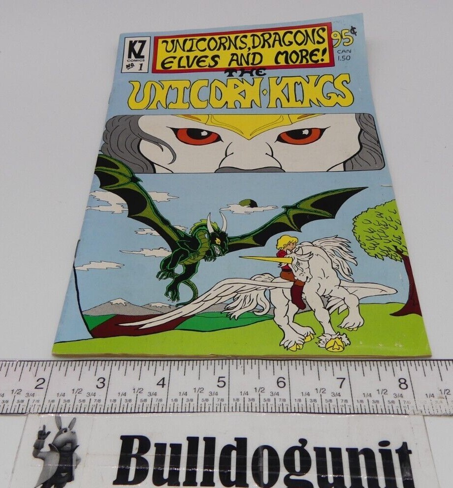 ユニコーンページ Vintage 1986 KZ Comics The Unicorn Kings # 1 Holly Zewalk Comic