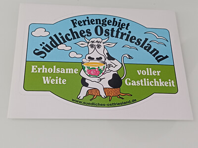 Aufkleber Feriengebiet Südliches Ostfriesland  