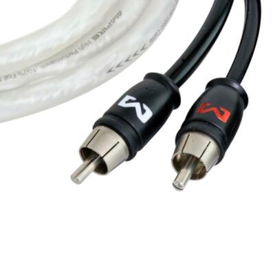 AMPIRE XA050 2-Channel Audio Cable RCA Lead 50 cm, 2-Channel RCA 0.5 Meter X-Link 