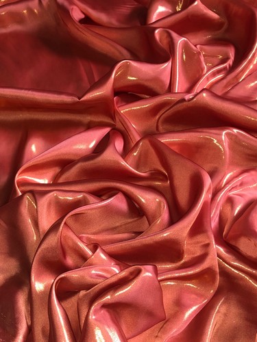 Shiny Wet Look Soft Floaty Shimmer Satin Fabric 58”Wide Dress Bridal Decoration - Picture 37 of 79
