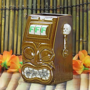 Details About Frankie S Tiki Room Tiki Bandit Mug Slot Machine Squid Las Vegas Swizzle Nevada