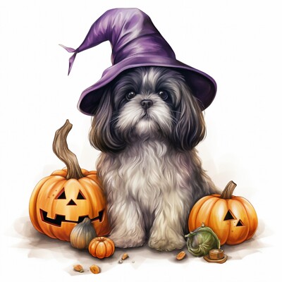 100X Shih Tzu Auto Aufkleber 9x9 cm Hunde Sticker Wetterfest & Selbstklebend