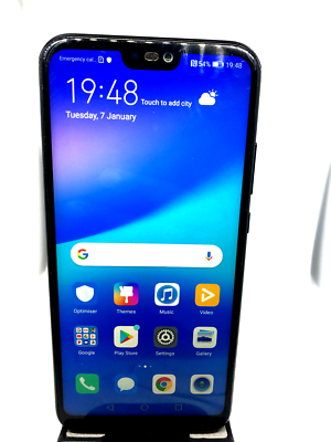 Huawei P20 Lite 64GB Smartphone in Black, Good Condition, 4GB RAM