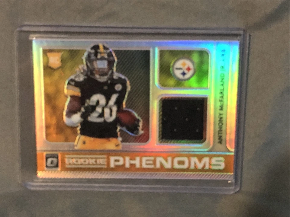 Anthony McFarland Jr Rookie Phenoms Silver Mem card + Select Base - Image 2 of 3