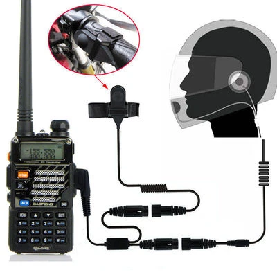 Motorcycle Helmet Headset for KENWOOD TYT F8 BAOFENG 5R MML UV10 Radio 2 PIN
