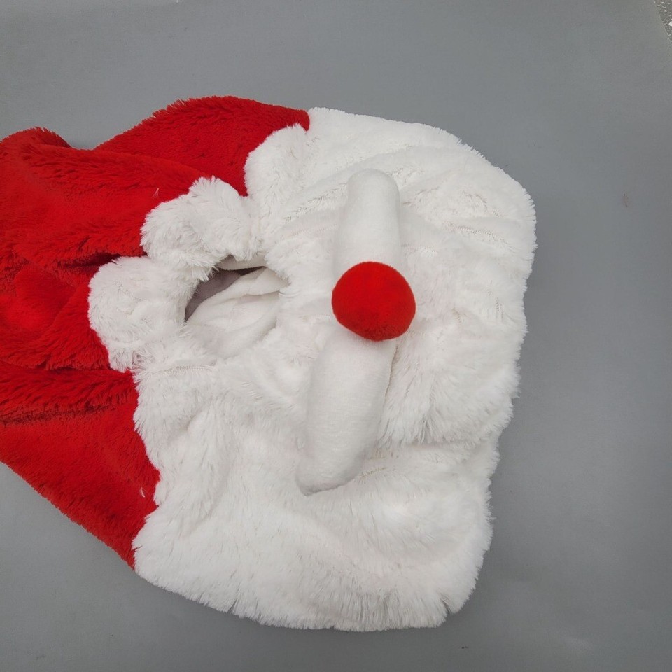 Cartoon Santa Hat Motorcycle Helmet Cover Full Face Helmet Protective