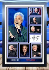 (544) tom jones signed unframed/framed photograph Music Memorabilia reprint ++,