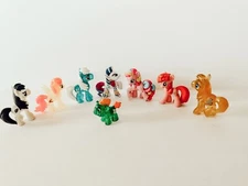 Hasbro My Little Pony Mini Figure Lot of 8 Mixed 2" Horses Unicorns Toys