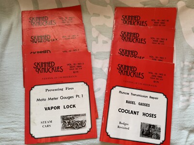 Skinned Knuckles Magazine Collection: Vol 19, Issue 2-8,10 1994-1995,Classic Car
