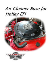 Corvette Custom Fiberglass Holley Sniper To Stock Air Cleaner Base C1-c3 Models