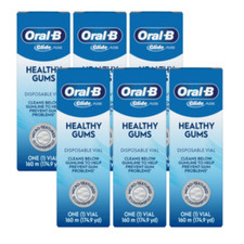 6-Pack Oral-B Glide Healthy Gums Unflavored Floss Refills, Disposable Vial -160m