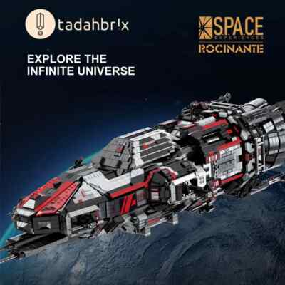 6395 pcs BAKA 33906 The Expanse Rocinante Building Block Toy