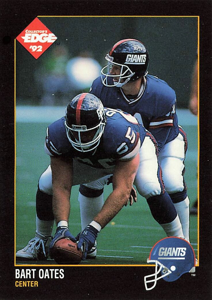 1992 Collector's Edge Football #119 Bart Oates
