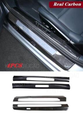 4PCS Cache panneau seuil de seuil de porte carbone sec pour Porsche 911 992 points de vente 2019-2022