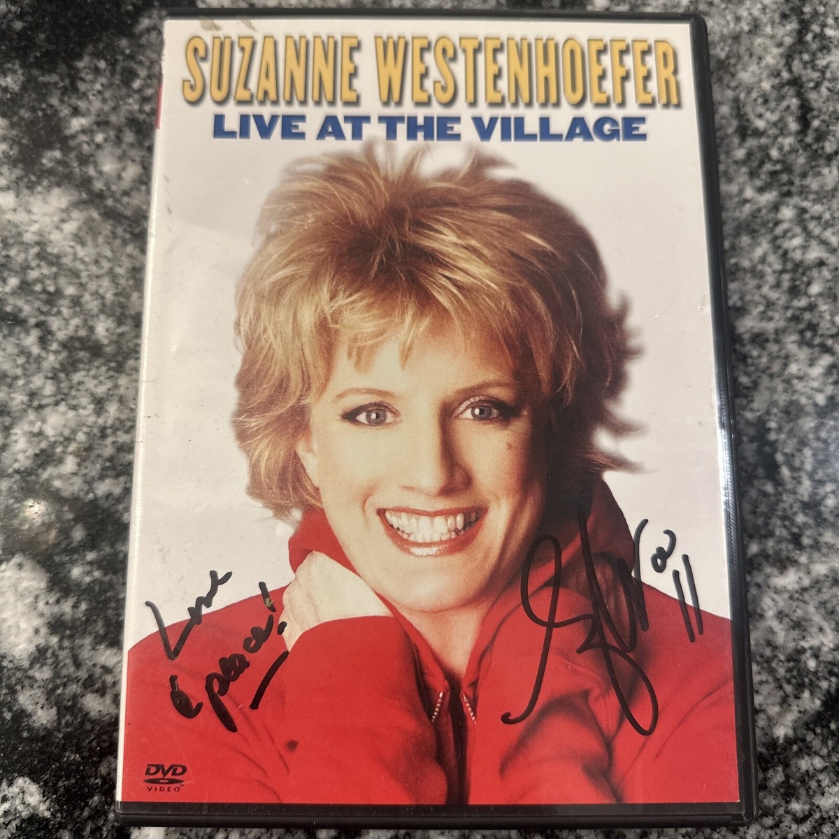 Suzanne Westenhoefer Live At the Village DVD Signed Comedy Stand