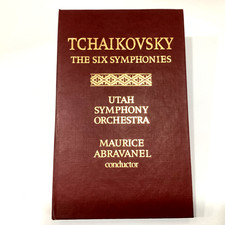 TCHAIKOVSKY THE 6 SYMPHONIES UTAH SYMPHONY ORCHESTRA 3 CASSETTE SET IN CASE