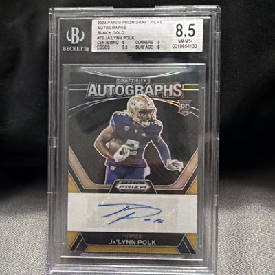2024 Panini Prizm Draft Picks - Autographs Ja'Lynn Polk #DPA-JPK Red Prizm 3/5