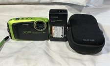 Fujifilm FinePix XP120 Shock  Waterproof Wi-Fi Digital Camera Green 2 Bat charg