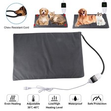 Adjustable Heating Pad for Cat Dog Pet Electric Heater Mat Warmer Bed Waterproof