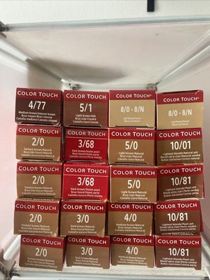 Wella Color Touch Lot Of 20