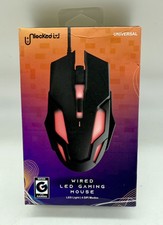 RBG Wired Gaming Mouse LED Light 4 DPI Modes Ergonomic Design USB Connector New