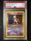 Mewtwo - Pokemon 1999 Shadowless Base set Holo 10/102 - PSA 9 MINT