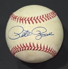 Pete Rose Reds/Phillies Signed Official N.L. Baseball Autographed PSA COA