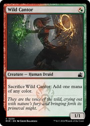 Wild Cantor #239 Ravnica Remastered MTG
