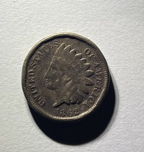 1862 Indian Head Cent