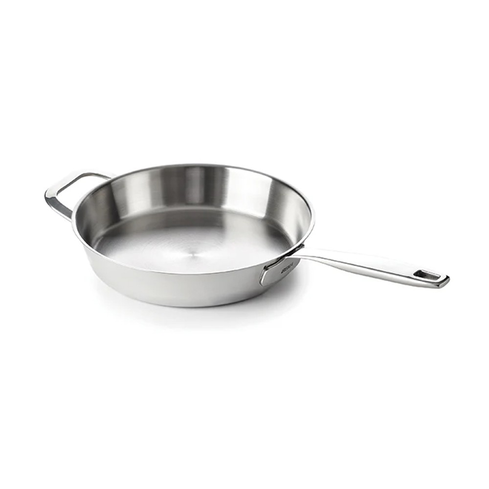 Poêle Maestro inox 32 cm BEKA poêle en acier inoxydable de dimensions 33,70x32,00 cm
