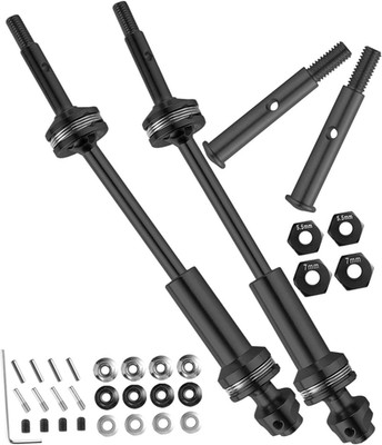 Upgrades Part Rear Drive Shaft CVD & Front Axles for 1/10 Rustler VXL 2Wd,Stampe