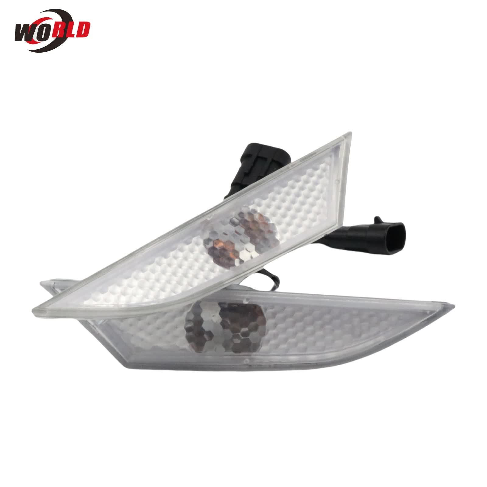 Left & Right Clear Side Marker Indicator Lens For Lamborghini Gallardo 560 570
